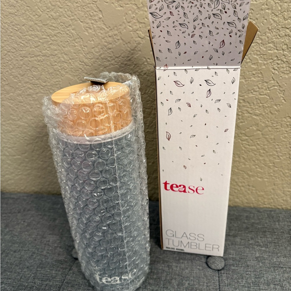 New Tease Glass Tea Tumbler